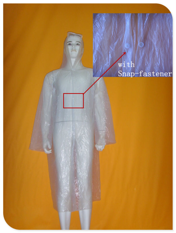 Industrieller Plastikwegwerfmantel des regen-2017 fÃ¼r Mann
