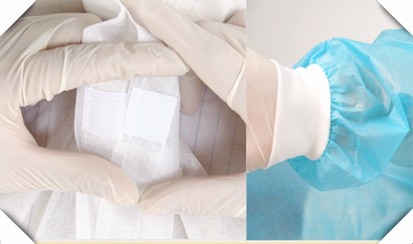 Medizinische Produkt-Arbeits-Kleidungs-sterile chirurgisches Kleiderplastikisolierungs-GrÃ¼n-chirurgisches Kleiderchirurgische Wegwerfkleider