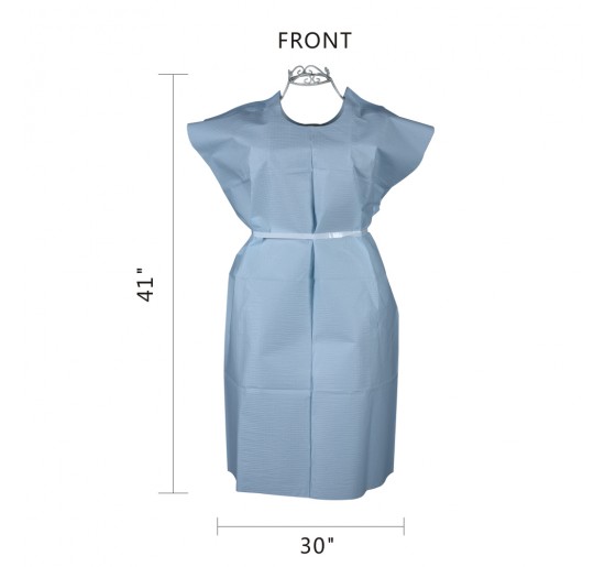 Zerreißen Sie beständiges Wegwerfisolierungs-Kleid für Krankenhaus/Labor/Lebensmittelindustrie