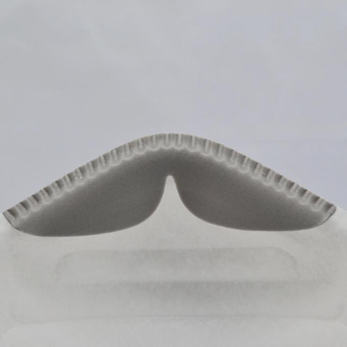 Graue Schalen-Maske der Farbeffp2 keine Wartung mit Schaum-Nasen-Kissen-Keil