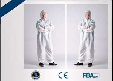 Breathable medizinischer Wegwerfoverall, statische mit Kapuze Cleanroom-Antiklage
