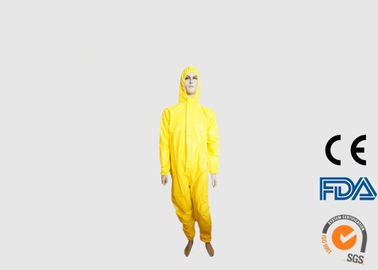 Leichte Wegwerfschutzkleidungs-Gelb-Farbe für das Schädlingsbekämpfungsmittel-Sprühen