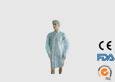 China Wasserdichtes Wegwerflabor beschichtet hellblaue Farbe mit dem elastischen Handgelenk Firma