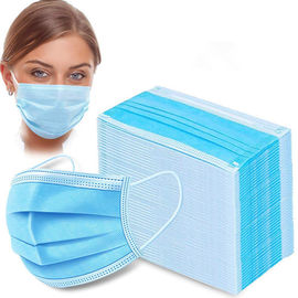 Antigrippe-Wegwerfgesichtsmaske 3 Schichten pp. nicht gesponnene Material-für Haus-Reinigung
