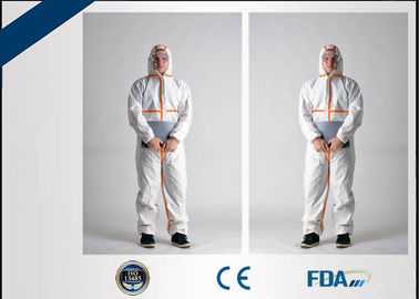 China Latex-freie Wegwerfoverall-Klagen-flüssiges beständiges für Klinik/medizinisches Labor usine